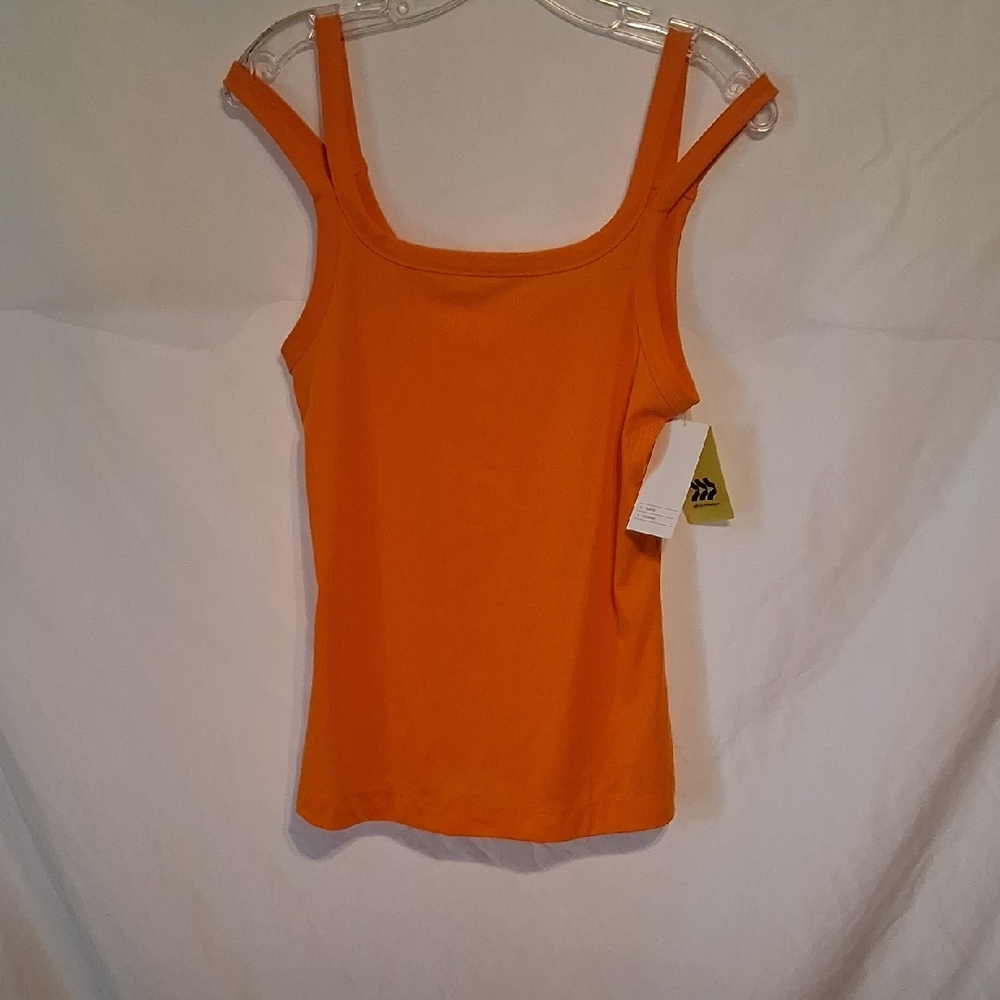 All in Motion Women's Square Neck Orange TankTop